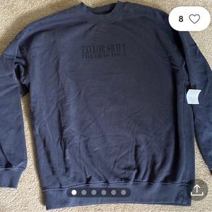 New, Taylor Swift Eras Tour blue crewneck size M
